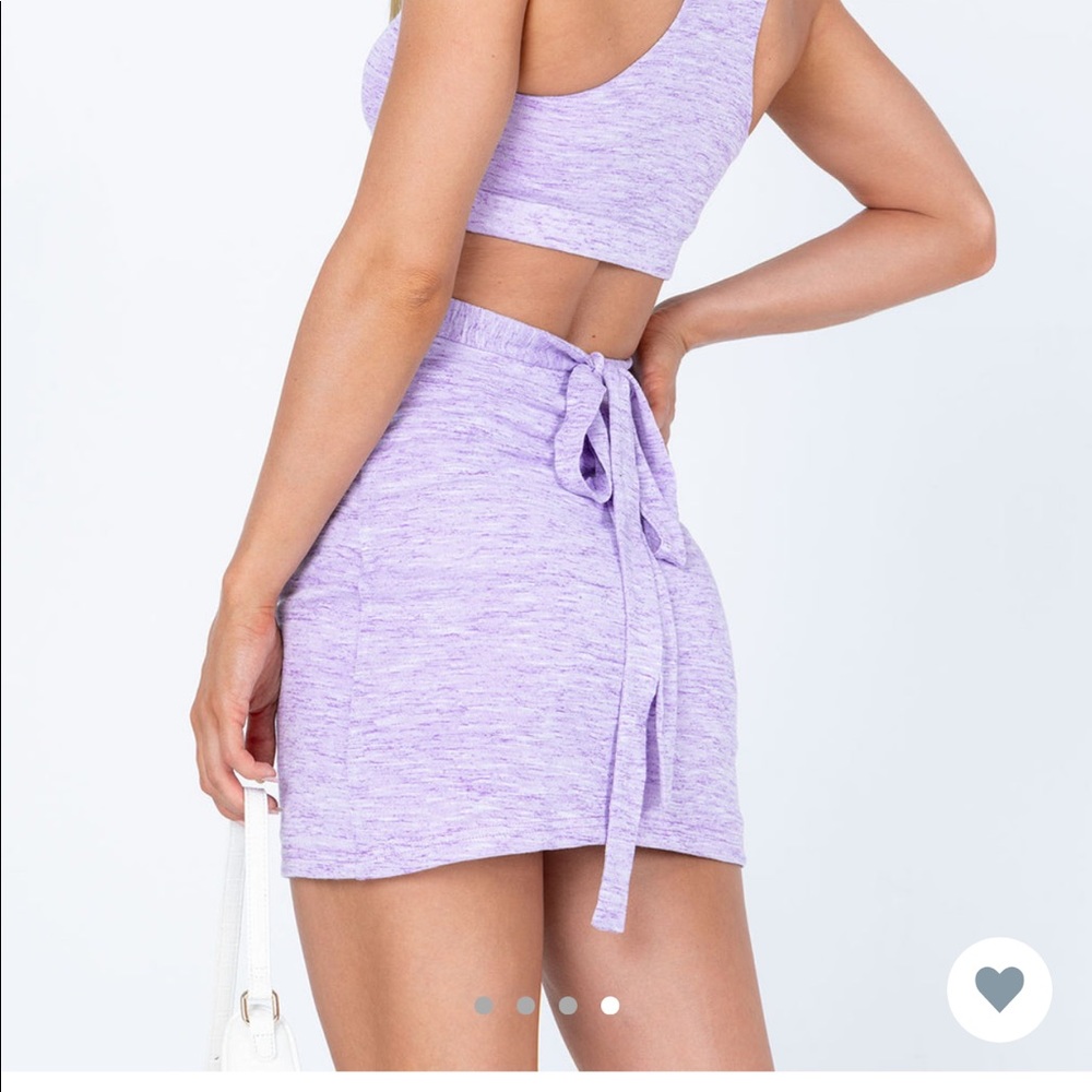 Princess Polly, Emma tie up set in purple